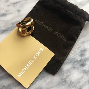 100% Authentic Michael Kors chain link ring